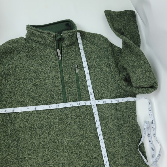 Woolrich Fleece 1/4 Zip Pullover Mens Jacket Sz Large - Picture 8 of 10